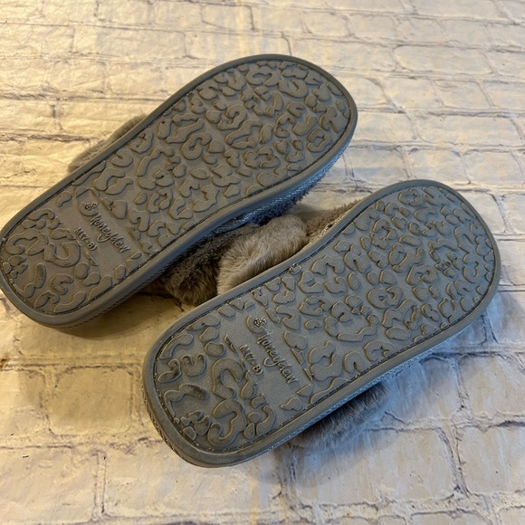 HONEYDEW INTIMATES WOMENS GREY SCUFF SLIPPERS SIZE M(7-8) - Picture 7 of 10